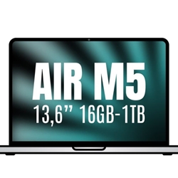 Apple Macbook Air 13,6"/ M5 10-Core CPU/ 16GB/ 1TB SSD/ 10-Core GPU/ Plata - Imagen 1