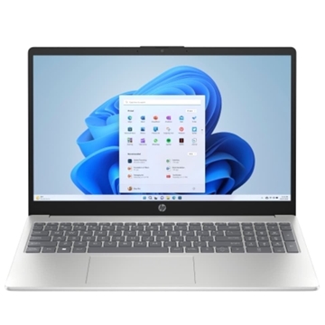 HP 15-fd0329ns Intel® N N100 Portátil 39,6 cm (15.6") Full HD 8 GB DDR4-SDRAM 256 GB SSD Wi-Fi 6 (802.11ax) Windows 11 Home Plata - Imagen 1