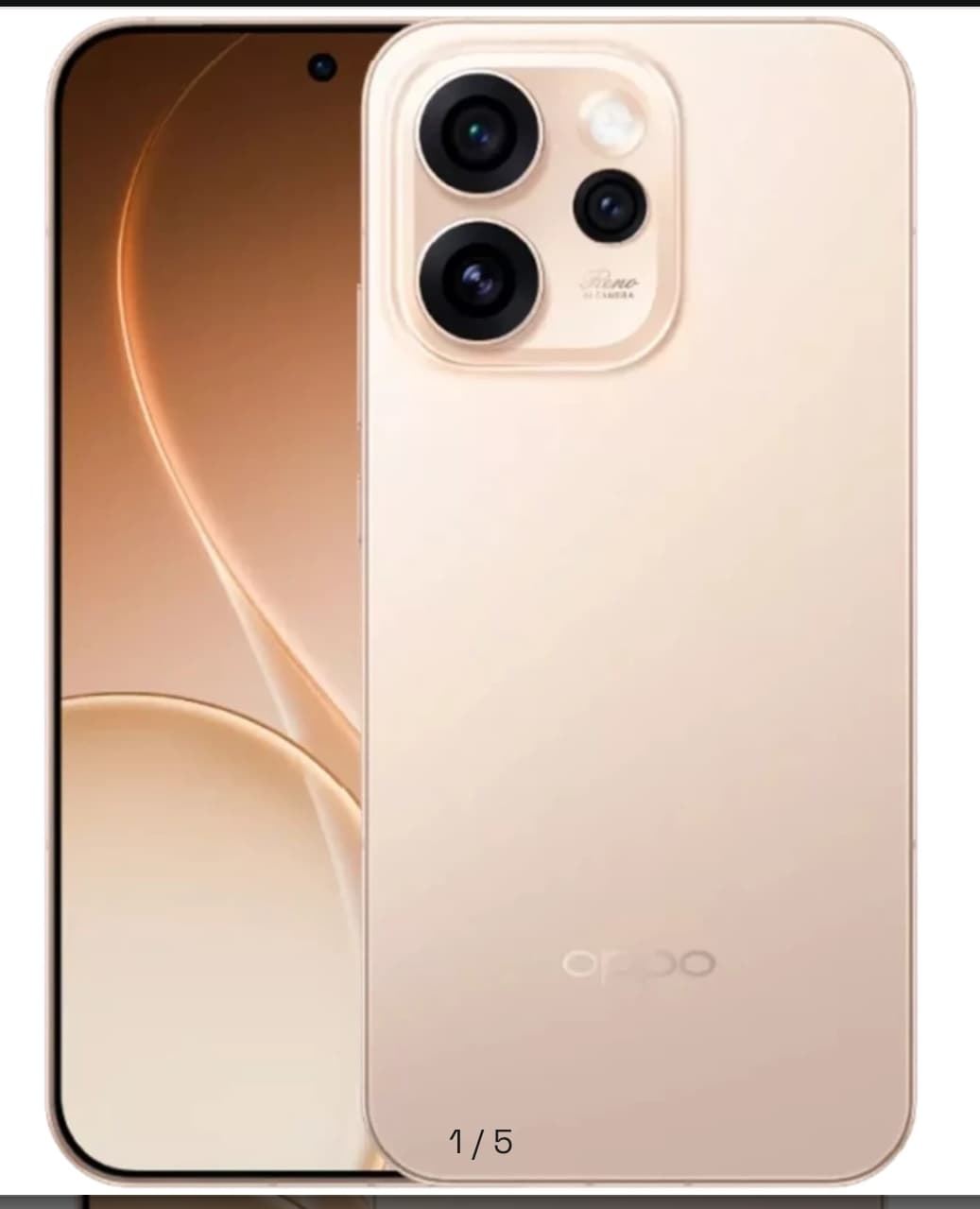 Oppo Reno15 Pro Max 5G 512GB Dorado - Imagen 1