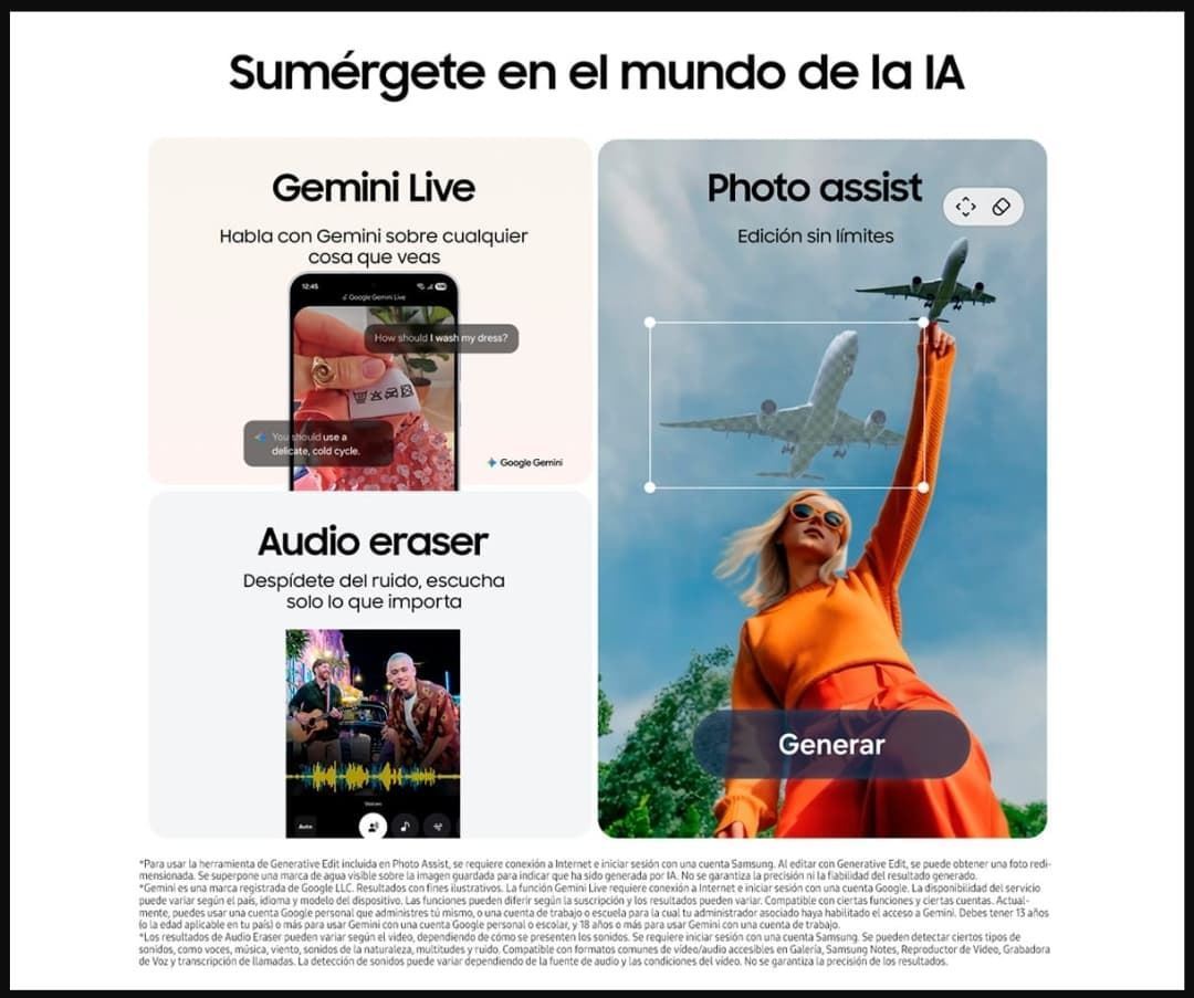 Samsung Galaxy S25 FE en color Jet Black 256gb - Imagen 3