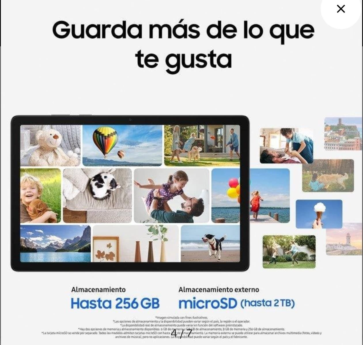 Samsung Galaxy Tab A11+ 11 8GB/256GB Wi-Fi Gris - Imagen 3