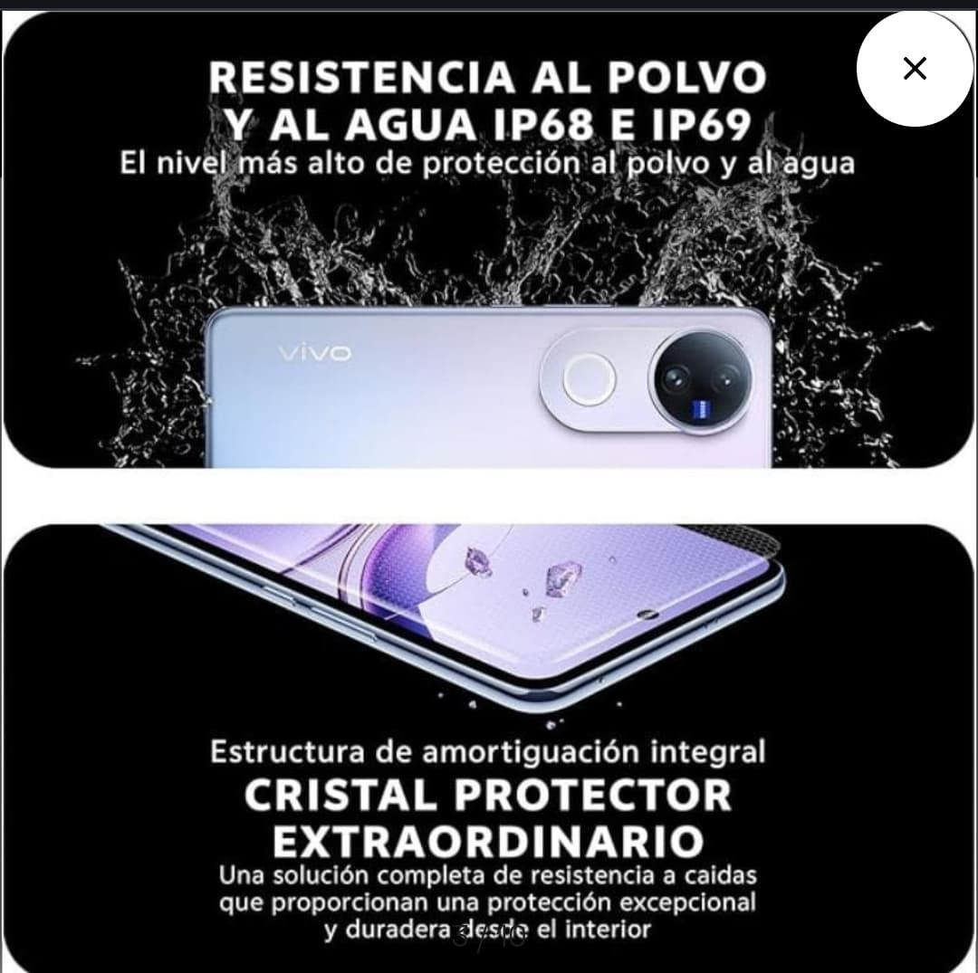 Vivo V50 5G 12GB/ 512GB Negro - Imagen 4